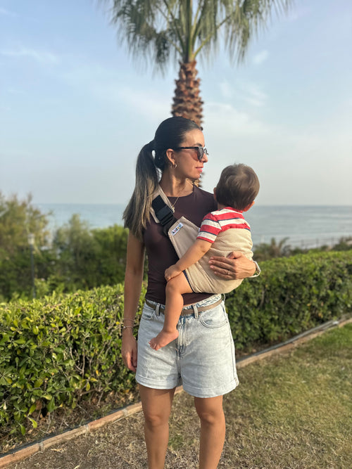 Kidoo Baby Carrier – Honey Beige